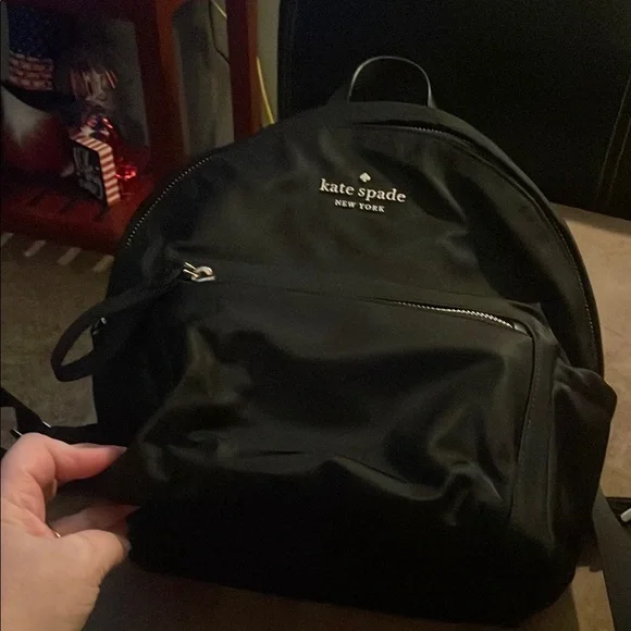 kate spade | Bags | Kate Spade Jet Black Backpack | Poshmark display picture 2